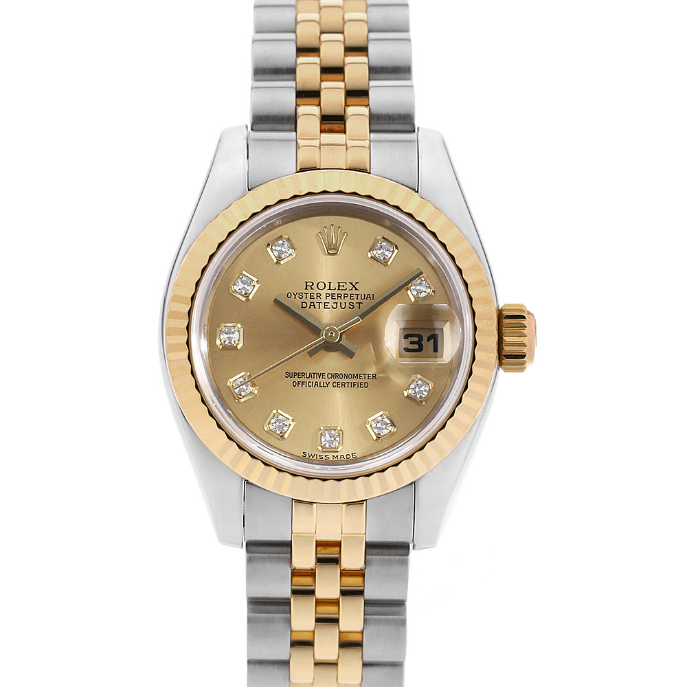 デイトジャスト 10Pダイヤ 179173G メイン画像