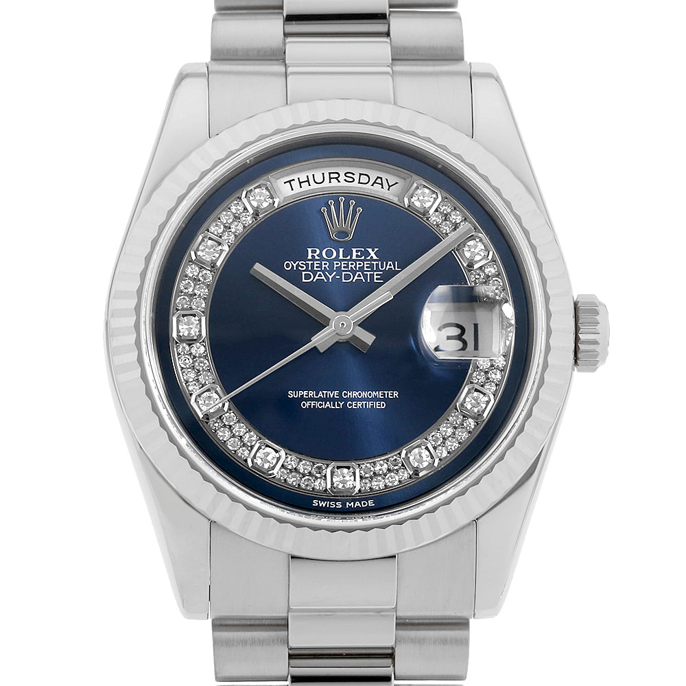 デイデイト 10Pダイヤ/ミリヤードダイヤ 118239MG メイン画像