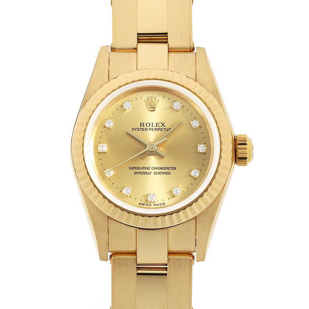 オイスターパーペチュアル 11Pダイヤ 76198G メイン画像