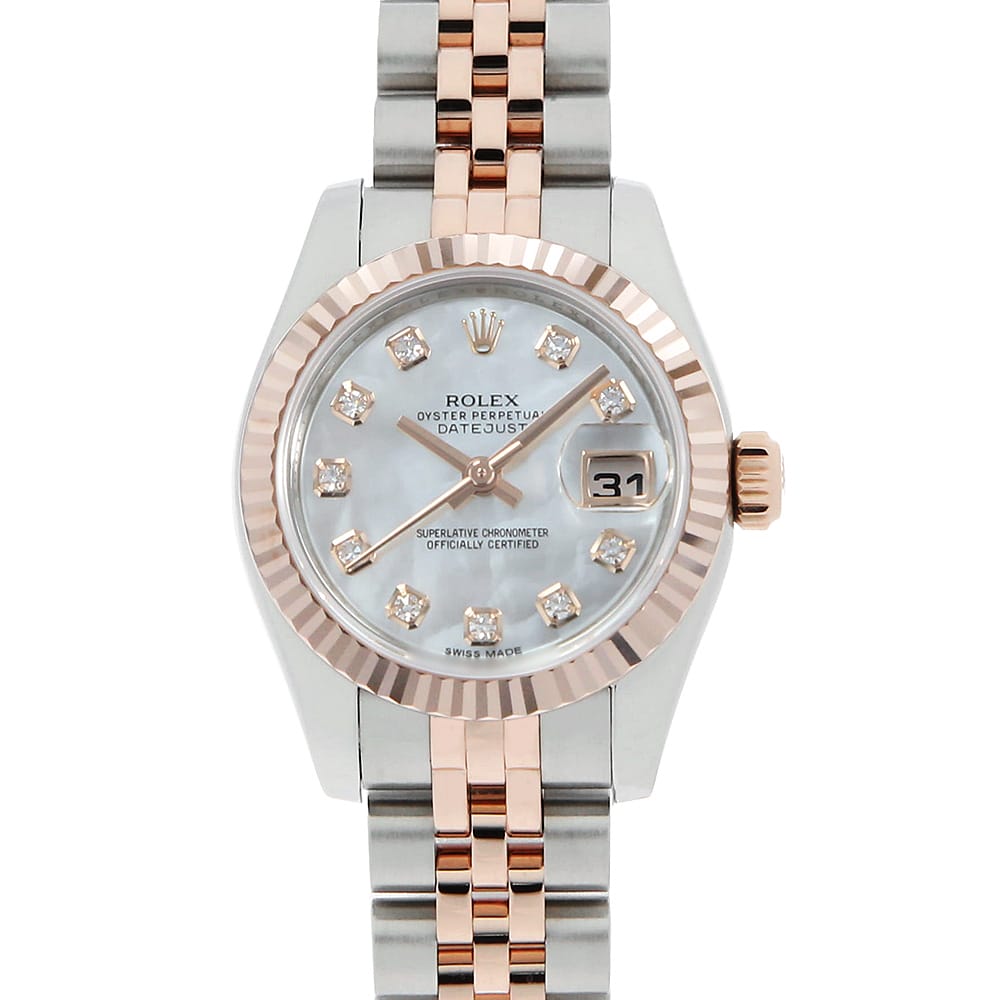 ロレックス デイトジャスト 179171NG レディース 中古