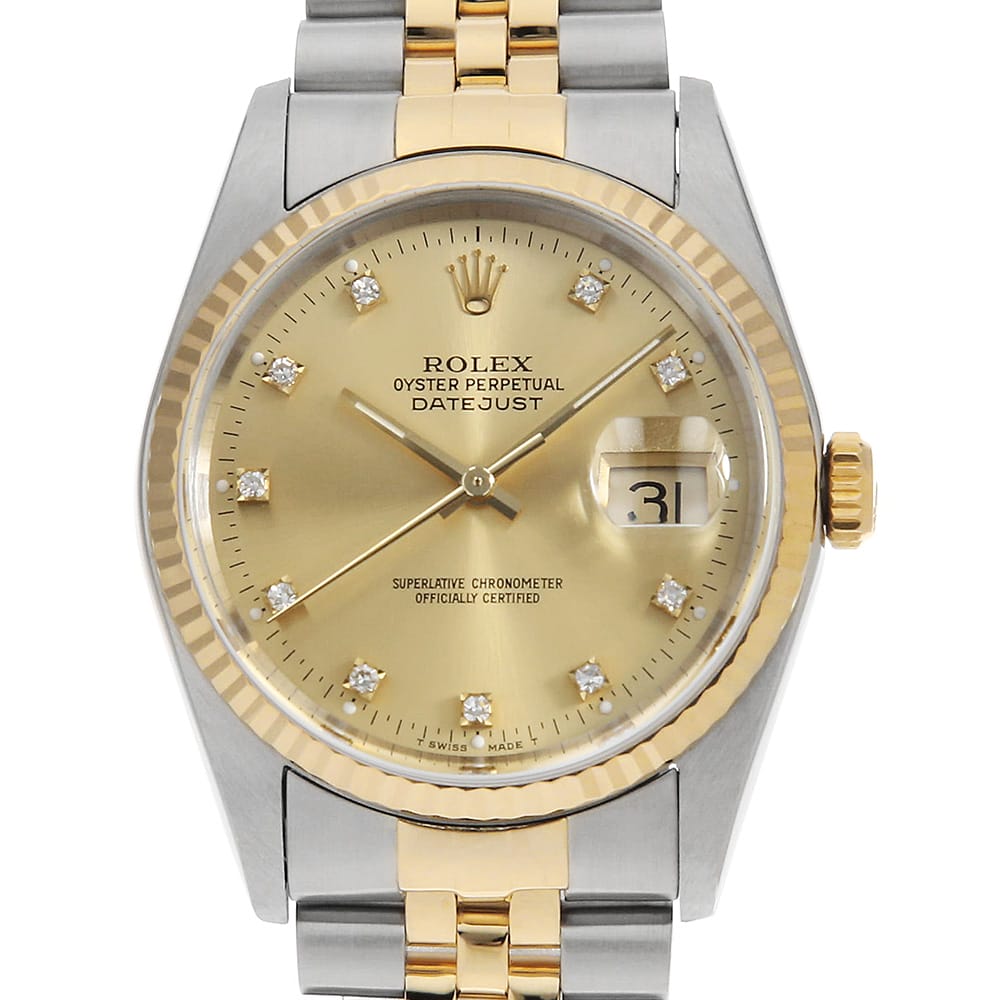 ロレックス デイトジャスト 16233G メンズ 中古