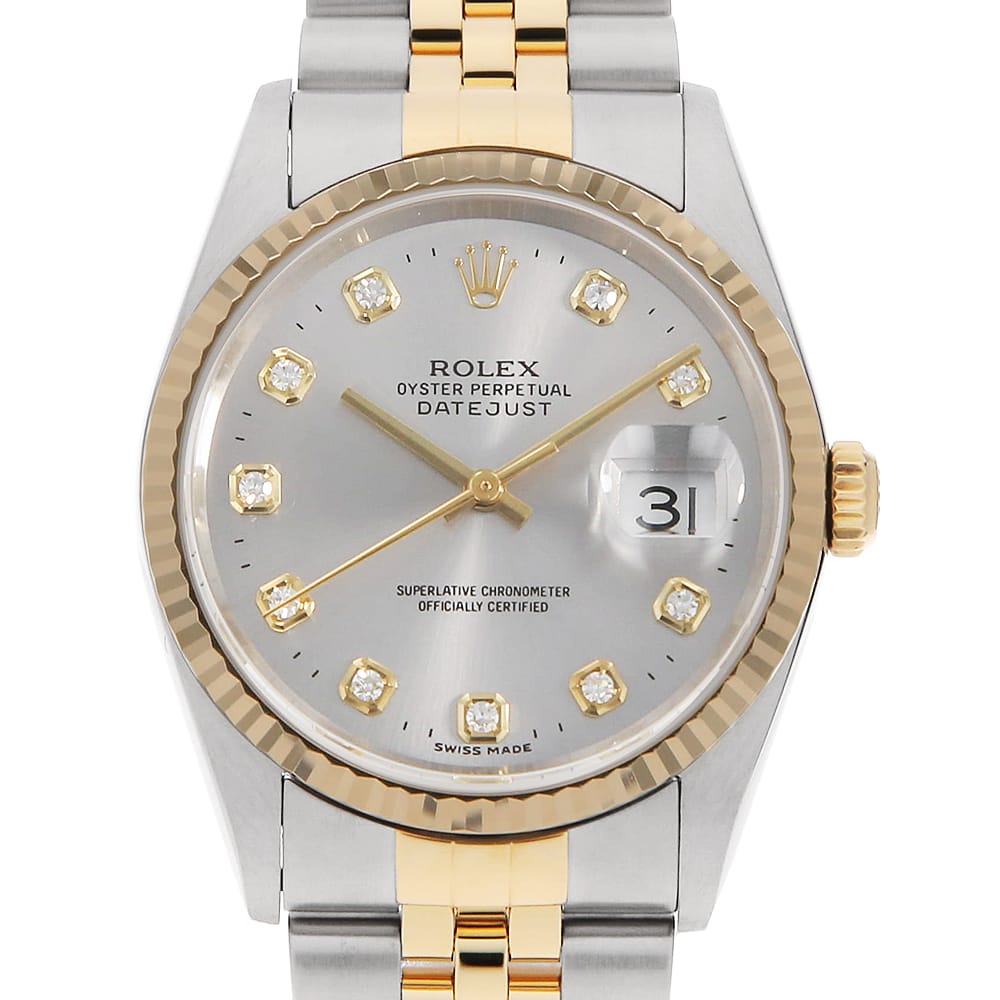 ROLEX Datejust 16233G Men's Used
