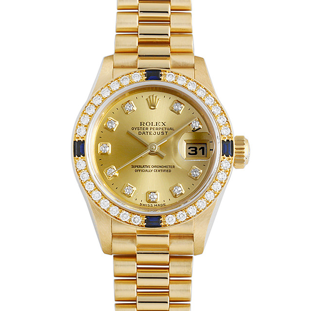 デイトジャスト ベゼルダイヤ/4Pサファイア 79088G メイン画像