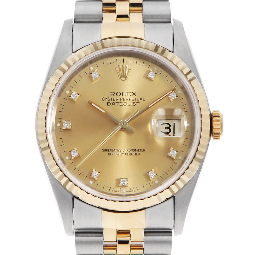 ロレックス デイトジャスト 16233G メンズ 中古