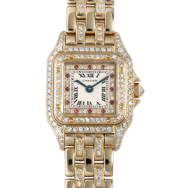 パンテールSM ベゼル2重ダイヤ 12Pルビー -- メイン画像