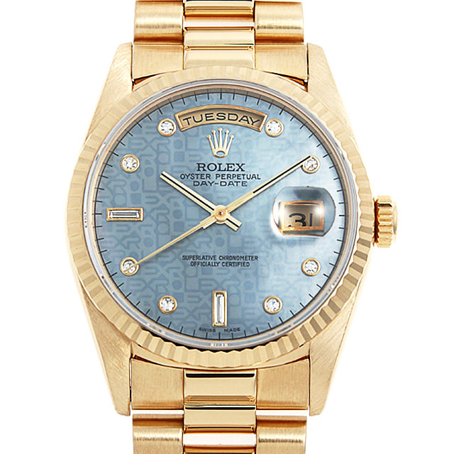 デイデイト 8Pラウンド/2Pバケットダイヤ 18238NG メイン画像