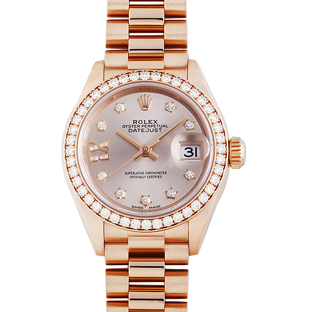 デイトジャスト28 ベゼルダイヤ 9P/IXダイヤ ジュビリーブレス 279135RBR メイン画像