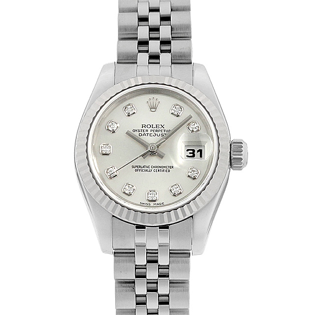 デイトジャスト 10Pダイヤ 179174G メイン画像