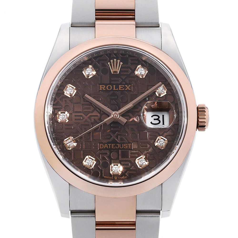 デイトジャスト36 10Pダイヤ 126201G メイン画像