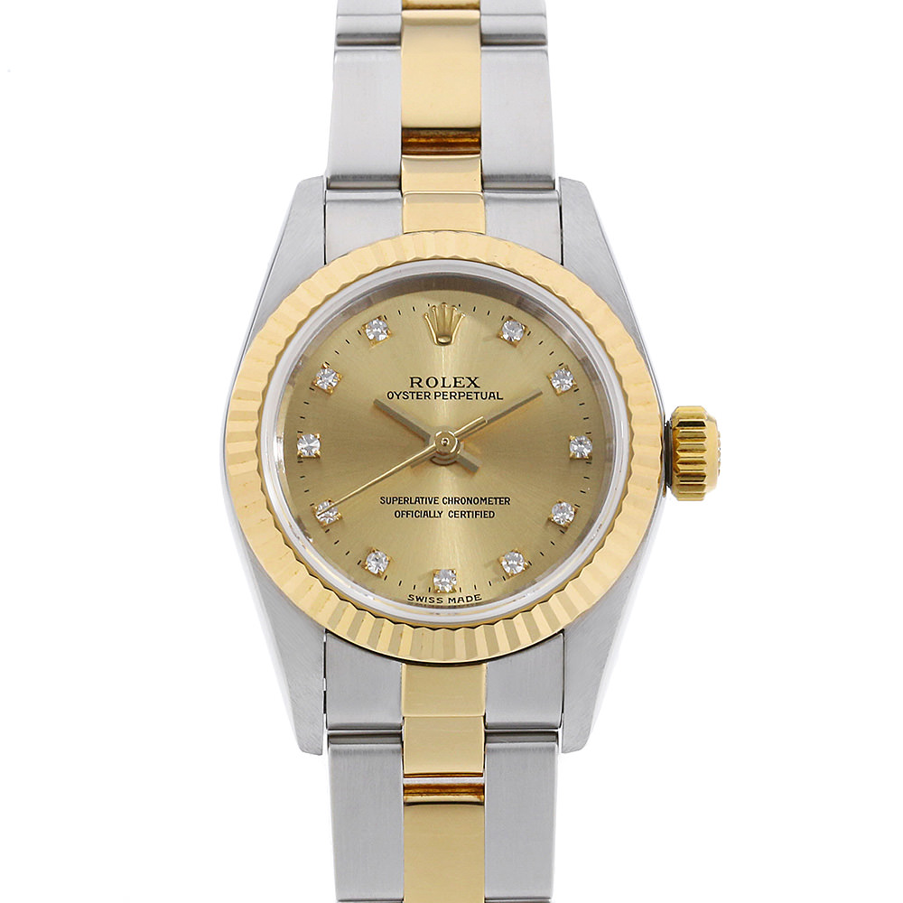 オイスターパーペチュアル 11Pダイヤ 67193G メイン画像