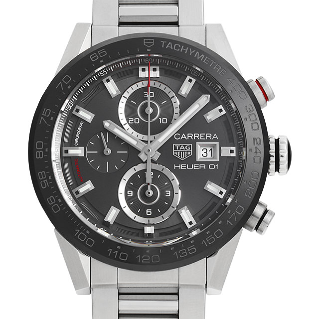 タグホイヤー カレラ キャリバー ホイヤー01 クロノグラフ CAR201W.BA0714 中古 メンズ