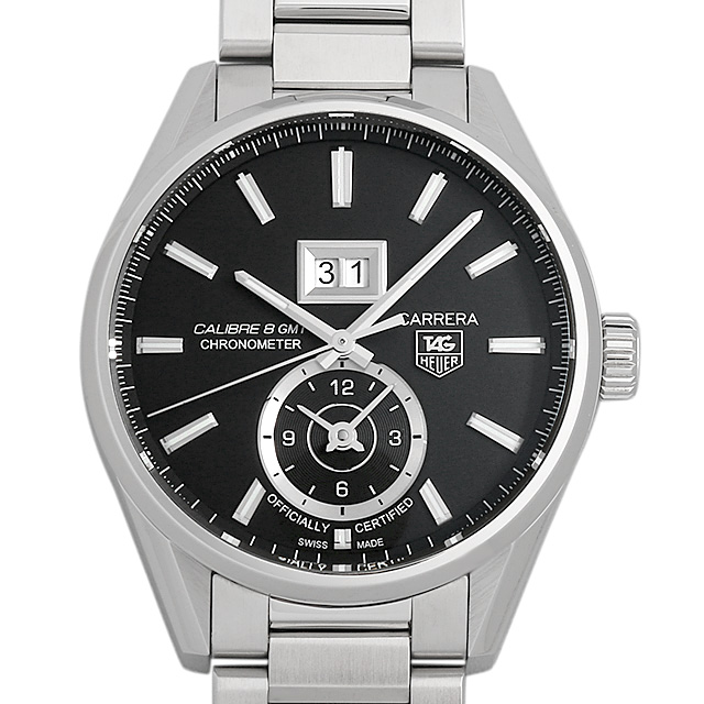 タグホイヤー カレラ グランドデイト GMT WAR5010.BA0723 中古 メンズ