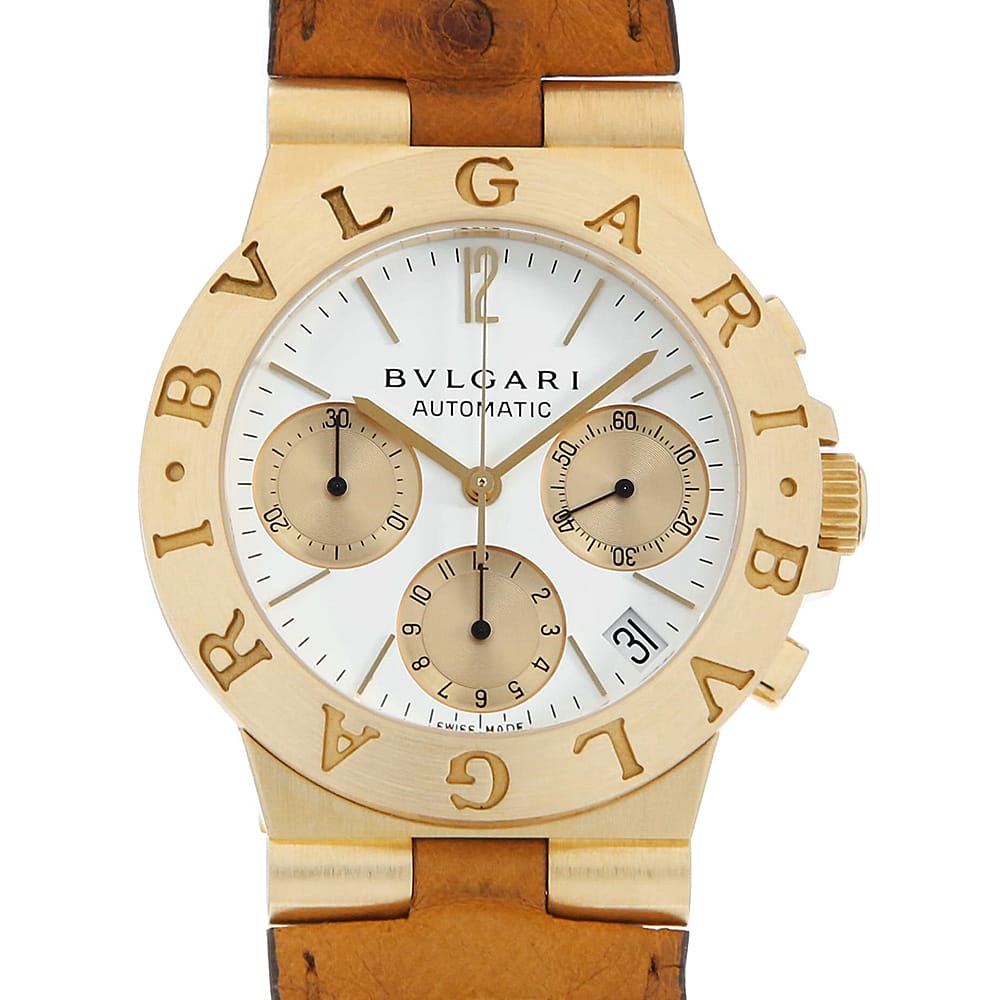 ブルガリ ディアゴノ CH35WGLD AUTO メンズ 中古