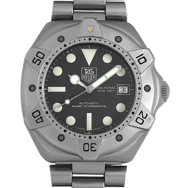 TAG HEUER Super Professional 1000M 840.006-2 Used Men's
