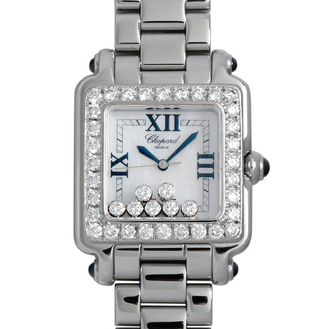 ハッピースポーツ スクエア ベゼルダイヤ 27/8362-23/11 メイン画像