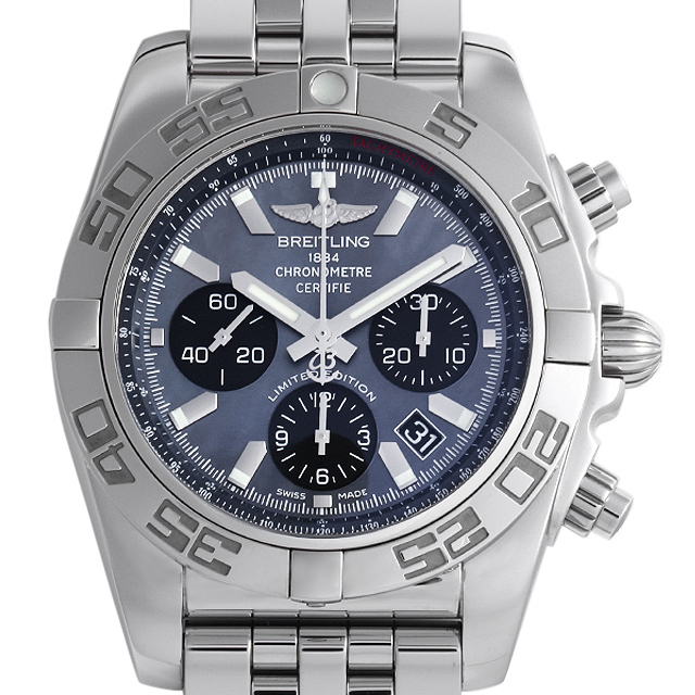 クロノマット44 ブラックMOP ブラックアイ 日本限定400本 S012BJAPA(AB0111) メイン画像