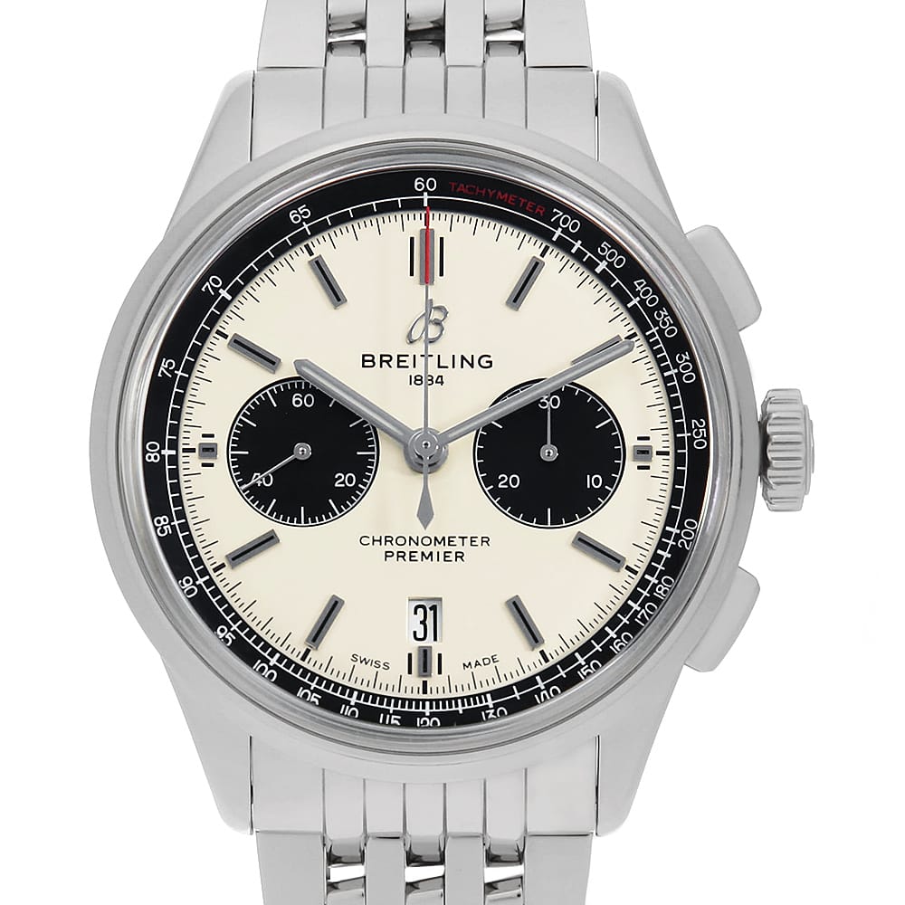 ブライトリング プレミエ AB0118221G1A1 メンズ 中古