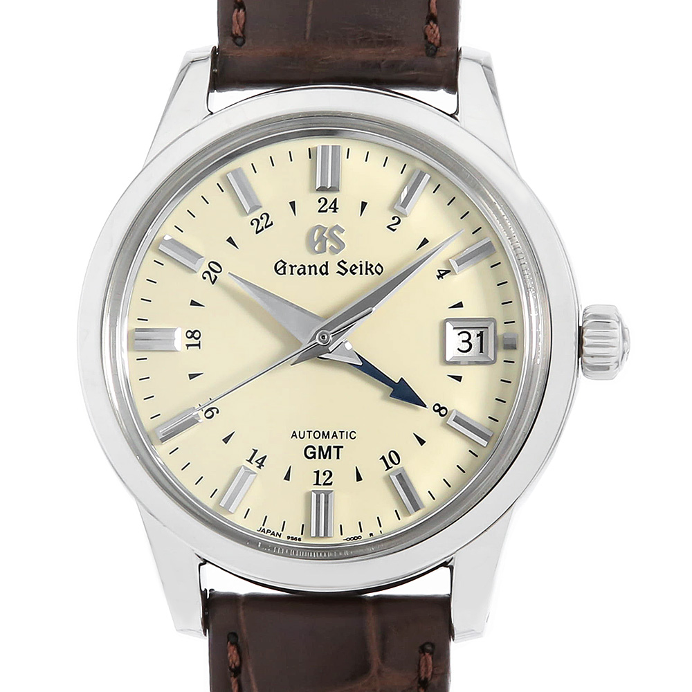 グランドセイコー エレガンスコレクション メカニカル GMT SBGM221 中古 メンズ