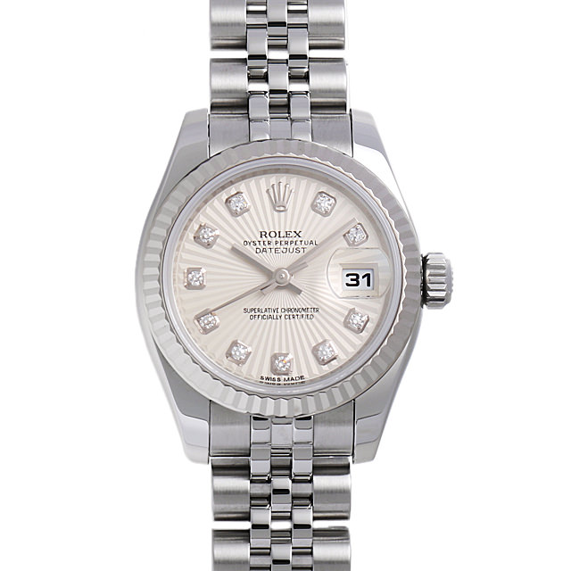 デイトジャスト 10Pダイヤ 179174G メイン画像