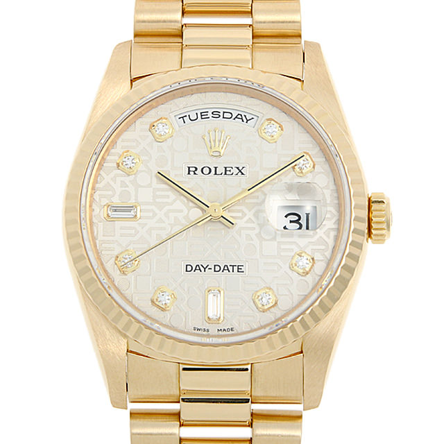 デイデイト 8Pラウンド/2Pバケットダイヤ 18238A メイン画像