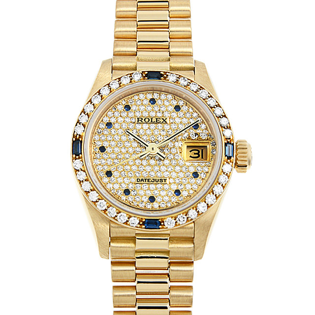 デイトジャスト 10Pサファイヤ ベゼルダイヤ/4Pサファイヤ 69088ZS メイン画像