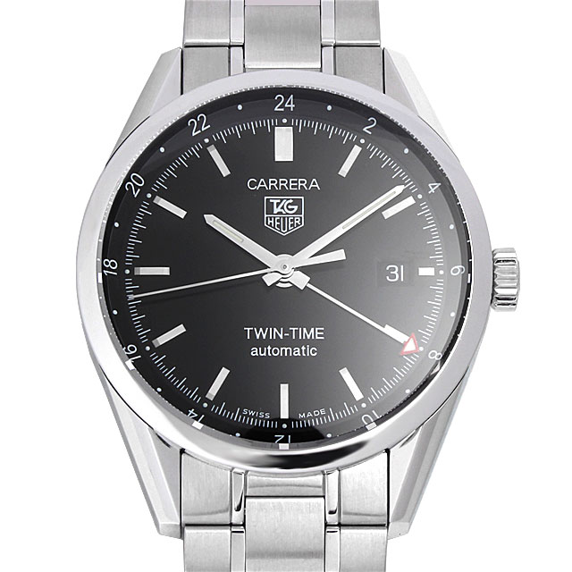 タグホイヤー カレラ ツインタイム キャリバー7 WV2115.BA0787 中古 メンズ