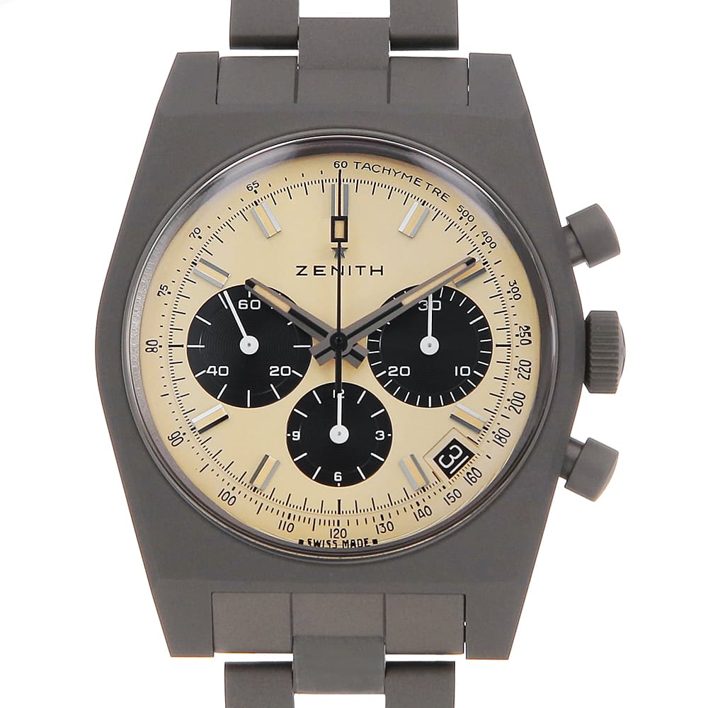 ゼニス クロノマスター 97.L384.400/04.M384 メンズ 中古