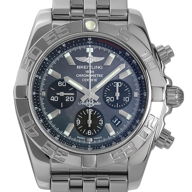 クロノマット44 ブラックMOP ブラックアイ 日本限定400本 S012BJAPA(AB0111) メイン画像