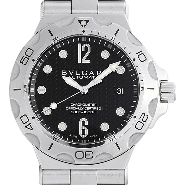 ブルガリ ディアゴノ　プロフェッショナル スクーバ アクア DP42BSSDSD 中古 メンズ