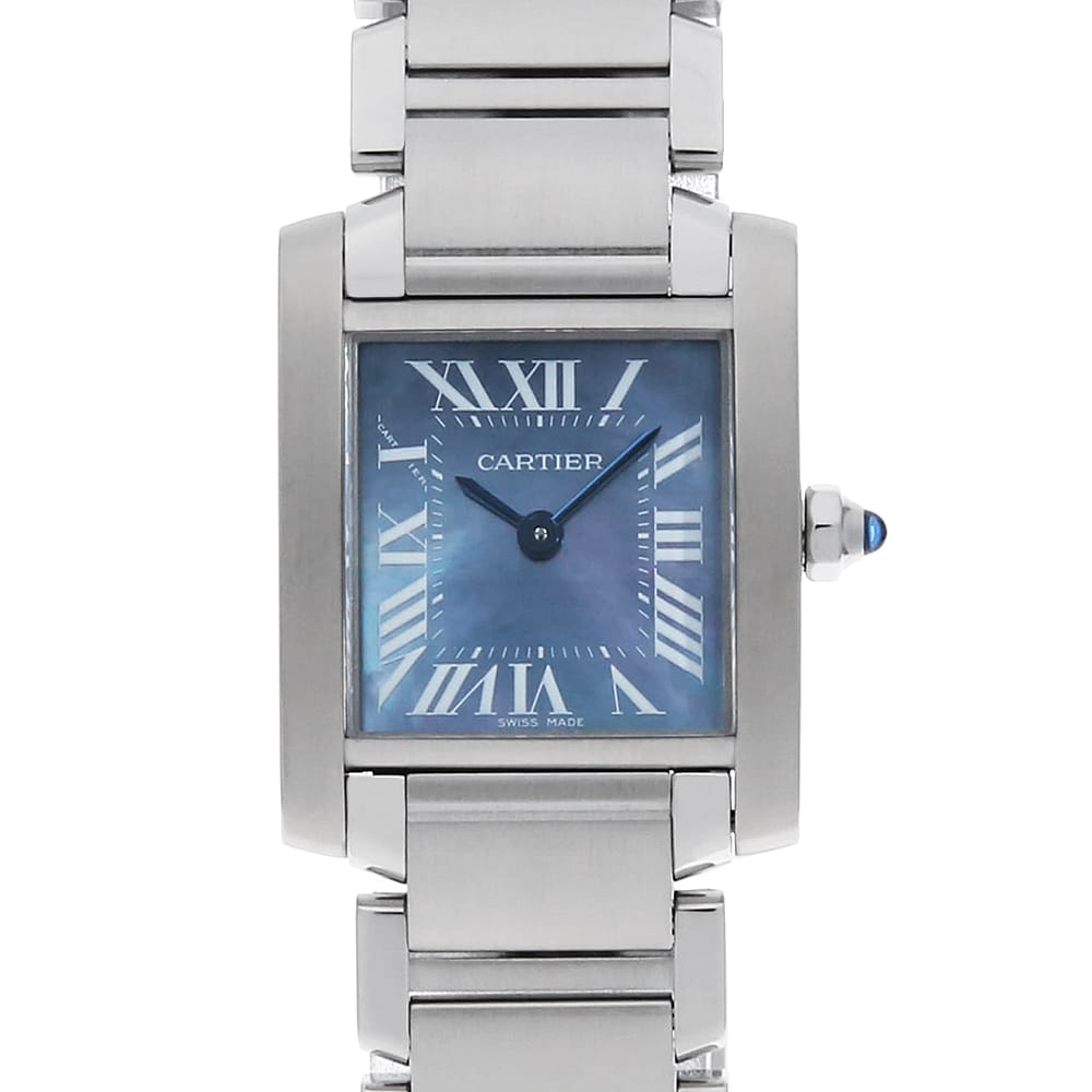 カルティエ タンクフランセーズ W51034Q3 レディース 中古