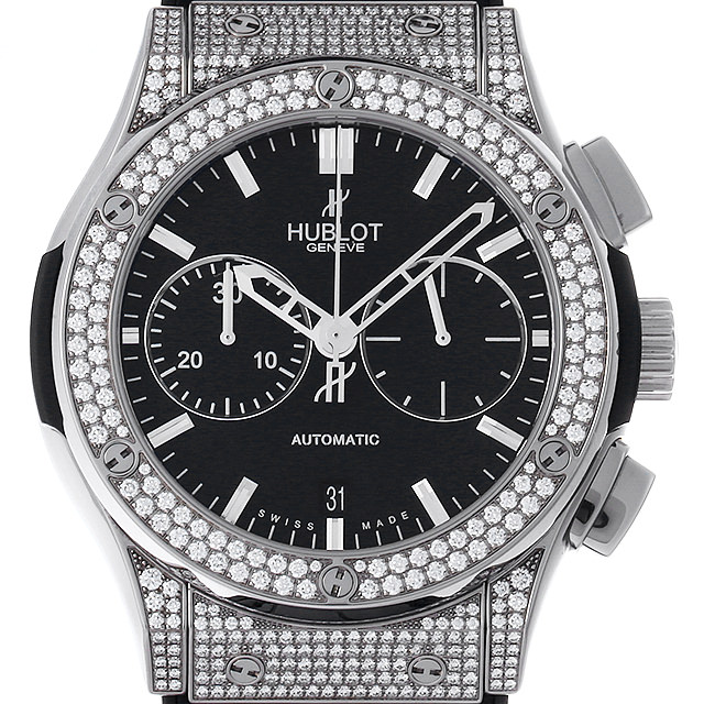 クラシック・フュージョン クロノグラフ チタニウム パヴェ 521.NX.1170.LR.1704 メイン画像