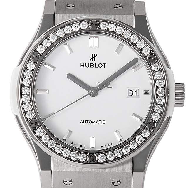 クラシック フュージョン チタニウム ホワイトダイヤモンド 542.NE.2010.LR.1204 メイン画像