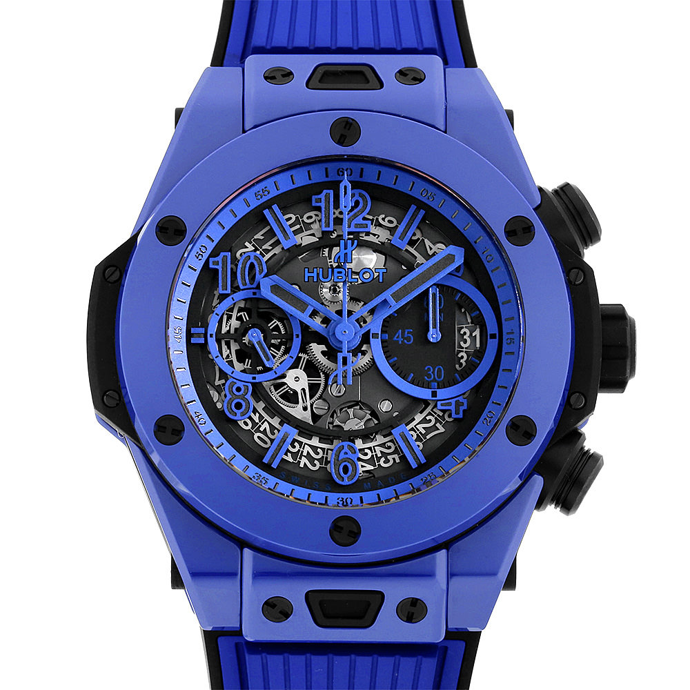 411.ES.5119.RX HUBLOT（ウブロ） ビッグバン ウニコ ブルーマジック 中古 高級ブランド時計の販売・通販ならGINZA