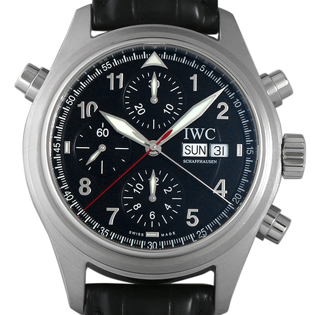 IWC スピットファイア ドッペルクロノグラフ IW371333 中古 メンズ