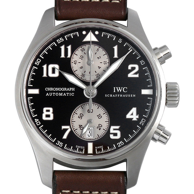 IWC パイロットウォッチ クロノグラフ アントワーヌ・ド・サンテグジュペリ IW387806 中古 メンズ