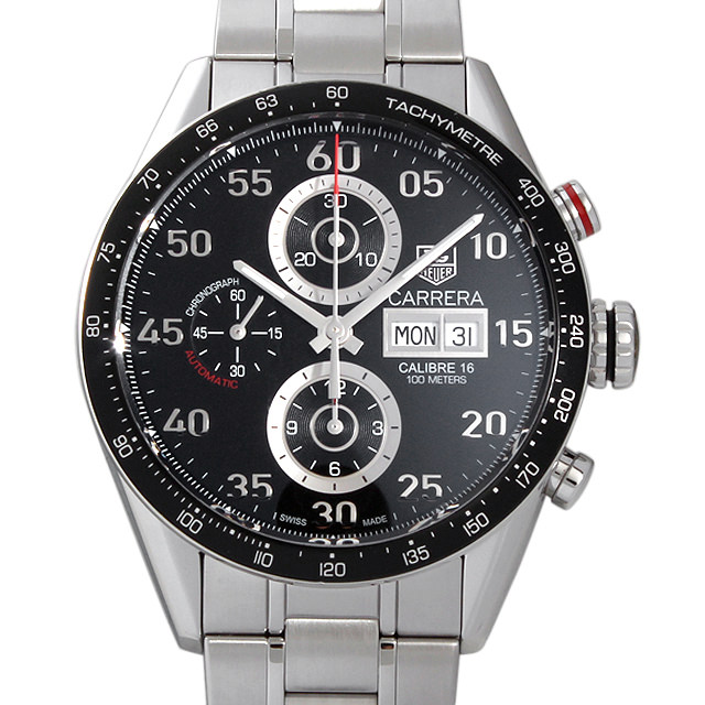 タグホイヤー カレラ キャリバー16 デイデイト クロノグラフ CV2A10.BA0796 中古 メンズ