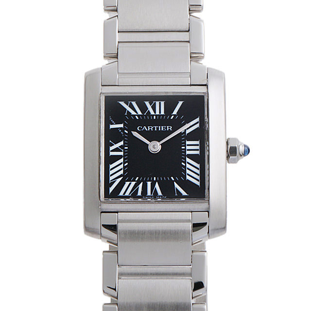 カルティエ タンクフランセーズSM W51026Q3 中古 レディース
