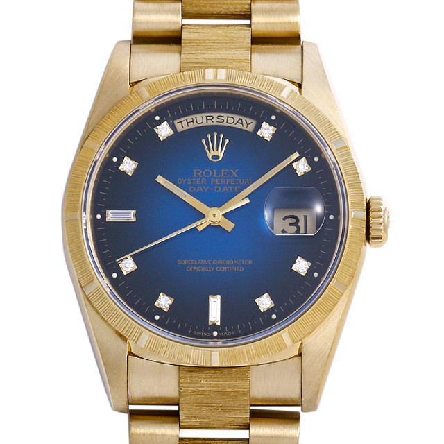 デイデイト バークベゼル 8Pダイヤ/2Pバケットダイヤ 18248A メイン画像