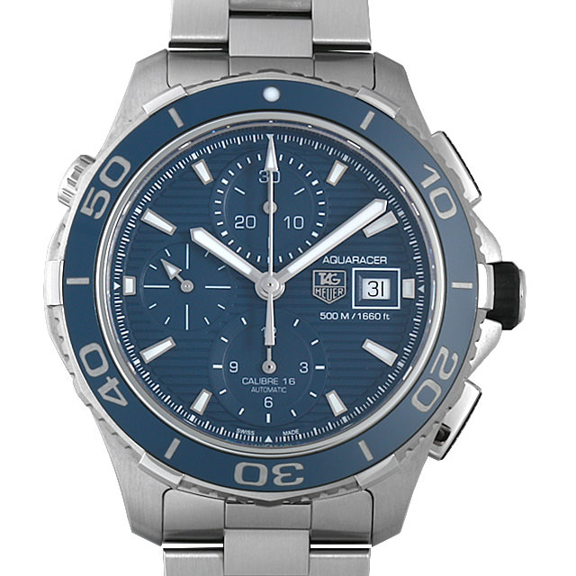 タグホイヤー アクアレーサー500M クロノグラフ セラミック CAK2112.BA0833 中古 メンズ