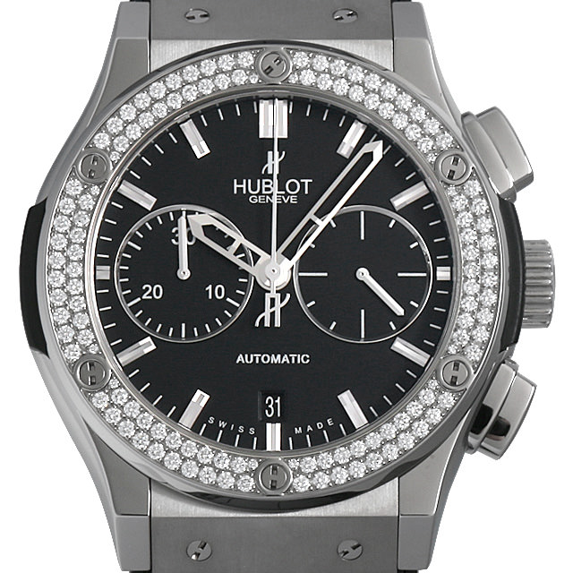 クラシックフュージョン クロノグラフ チタニウム ダイヤモンド 521.NX.1170.LR.1104 メイン画像