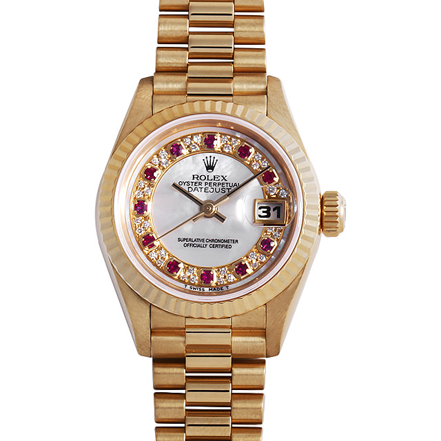 デイトジャスト 11Pルビー サークルダイヤ 69178NMR メイン画像