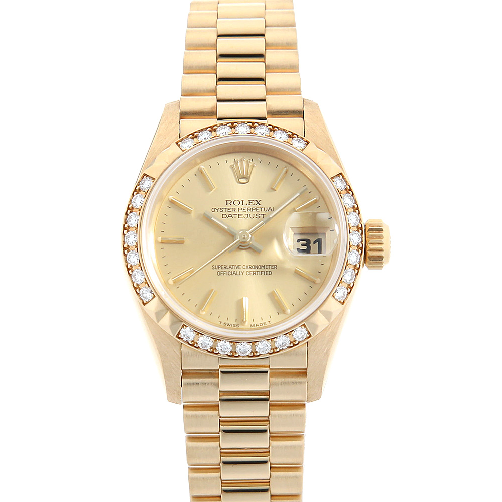 69268 シャンパン ROLEX（ロレックス）デイトジャスト ピラミッド