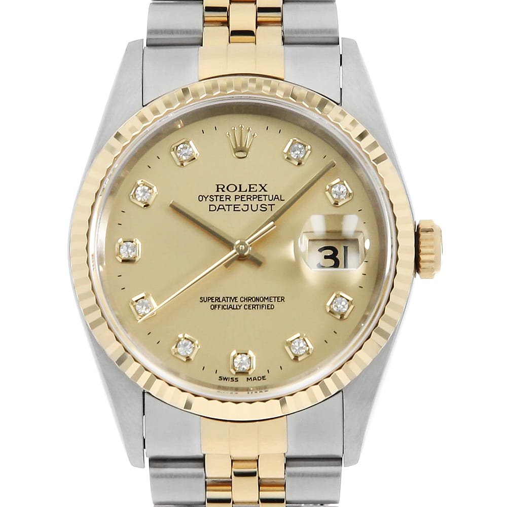 ROLEX Datejust 16233G Men's Used