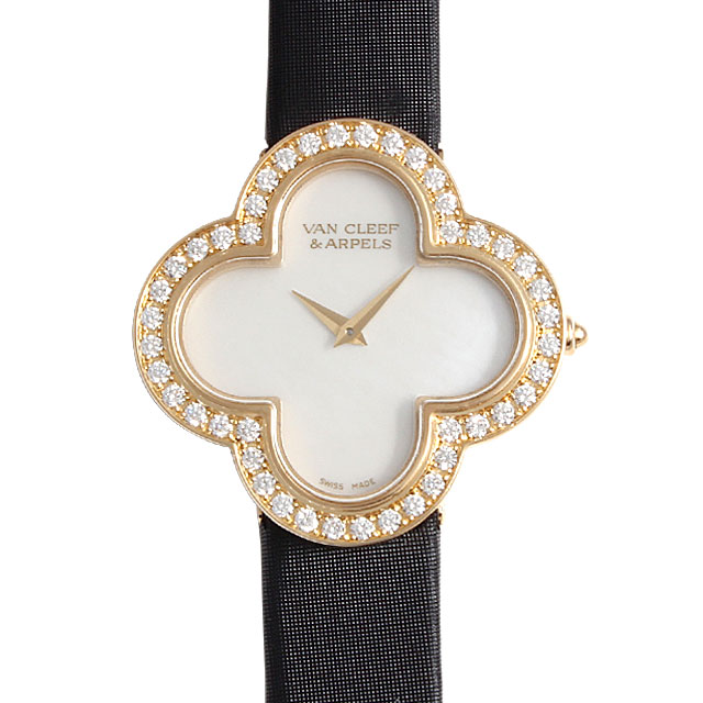 ヴィンテージ アルハンブラウォッチM ベゼルダイヤ VCARF52800 メイン画像