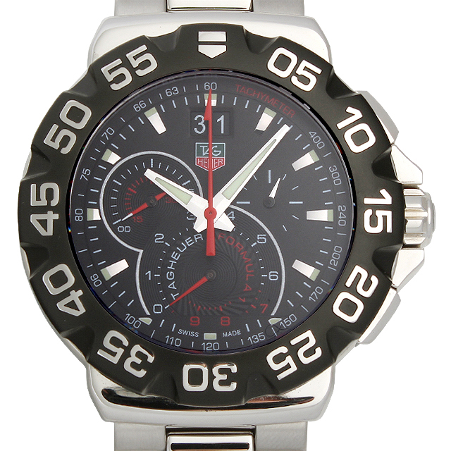 タグホイヤー フォーミュラ１ グランドデイト クロノグラフ CAH1015.BA0855 中古 メンズ