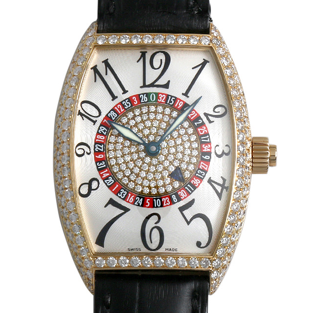 FRANCK MULLER VEGAS Bezel Diamond Center Diamond 5850VEGAS D YG Used Men's