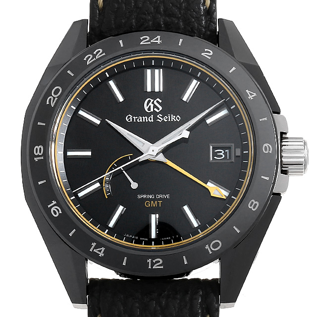 グランドセイコー GMT ブラックセラミックス リミテッドコレクション SBGE243 中古 メンズ