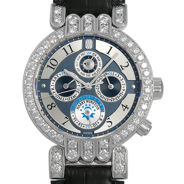 プルミエール パーペチュアルカレンダー GMT ベゼルラグダイヤ 限定5本 PREAPC38PP001 メイン画像