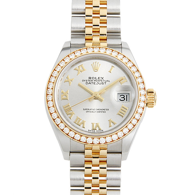 デイトジャスト28 ベゼルダイヤ ジュビリーブレス 279383RBR メイン画像