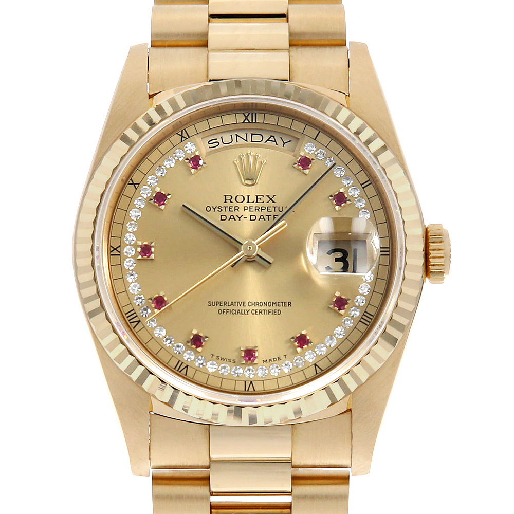 ロレックス デイデイト 18238LR メンズ 中古